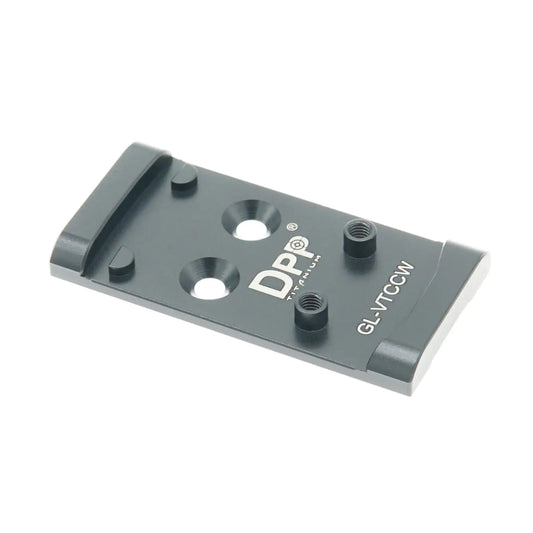 DPP Titanium Adapter Plate for Glock 17 19 MOS and Vortex Defender-CCW Micro Sights-GL-VTCCW